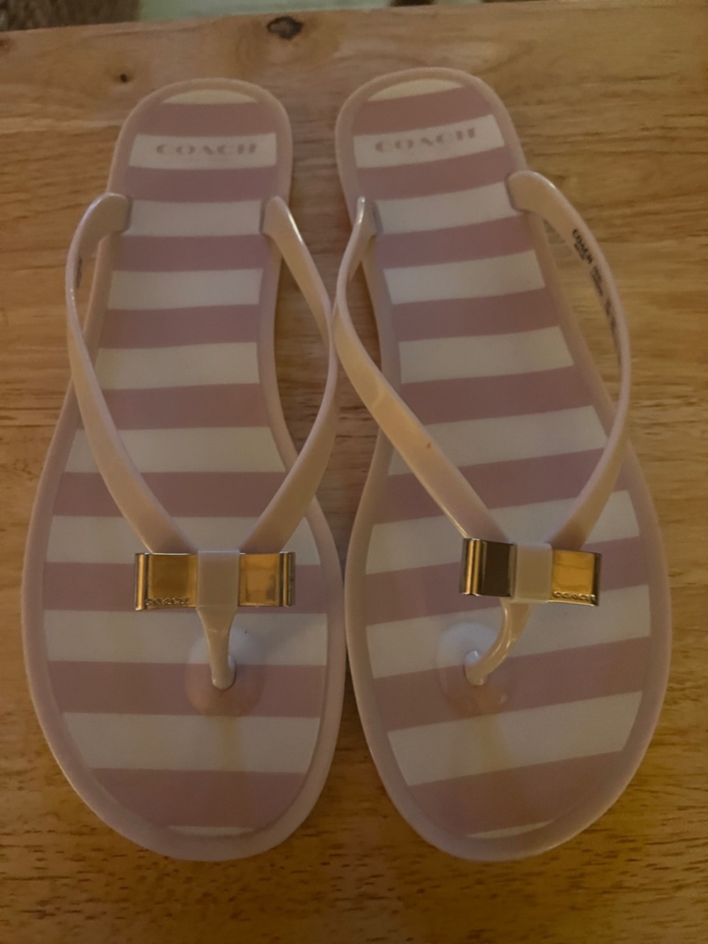 Coach Flip Flops size 10